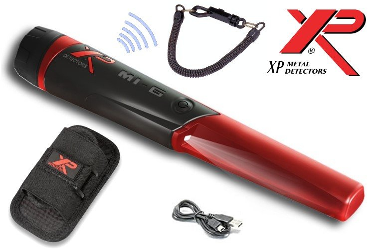 Preview: Metalldetektor XP DEUS II 34cm Spule mit Funkkopfhörer WSA XL ST & MI-6 Pinpointer