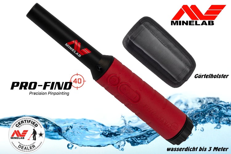 Metalldetektor Minelab Manticore mit PRO-Find 40 Pinpointer