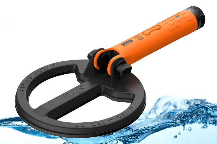 Quest Scuba Tector PRO Unterwassermetalldetektor mit 20cm Powerspule